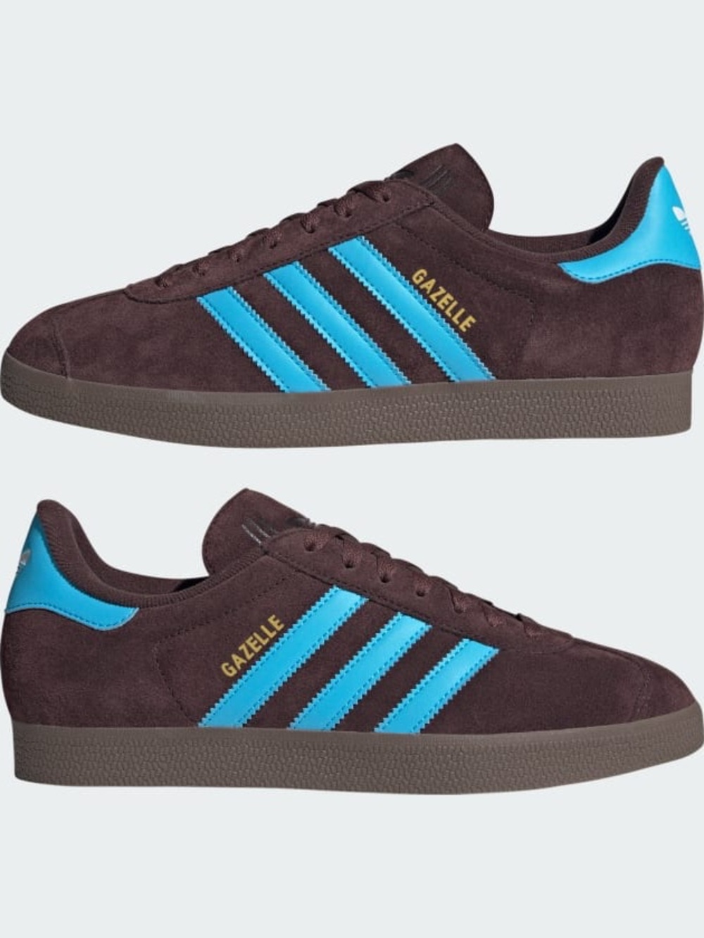 Adidas Gazelle Brown & Blue Suede Sneakers Men’s Size 8.5